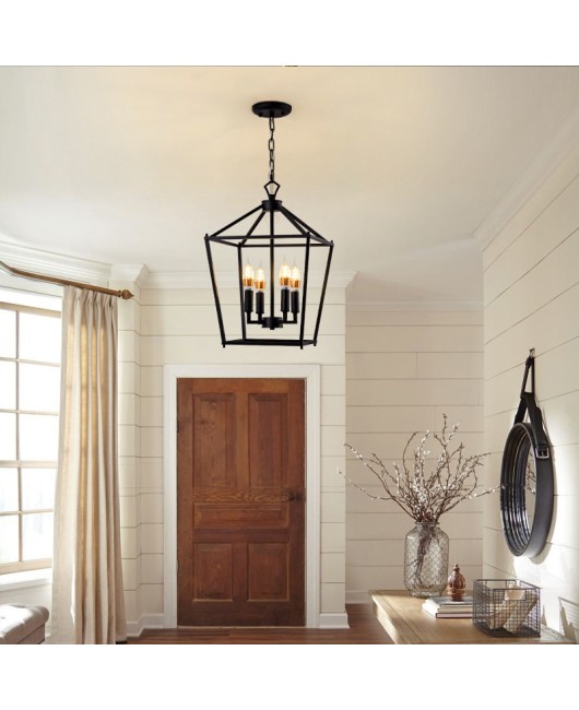 American retro birdcage, multi headed candles, dining room, hallway, clothing store, bedroom, chain hotel, decorative chandelier