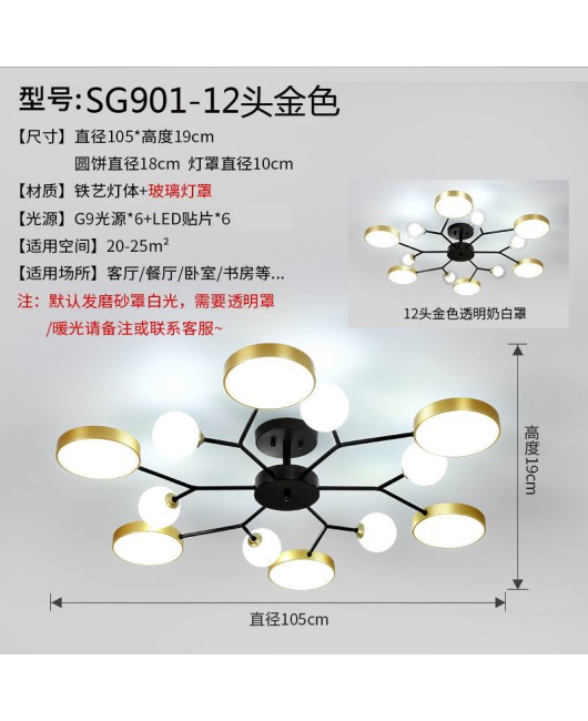 Nordic lighting fixtures, living room lights, hall ceiling lights, creative simplicity, home use bedroom LED small unit dining room ceiling lights