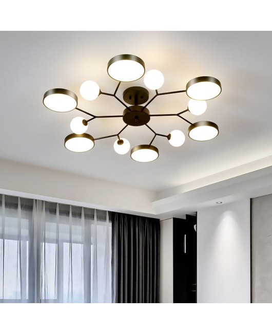 Nordic lighting fixtures, living room lights, hall ceiling lights, creative simplicity, home use bedroom LED small unit dining room ceiling lights