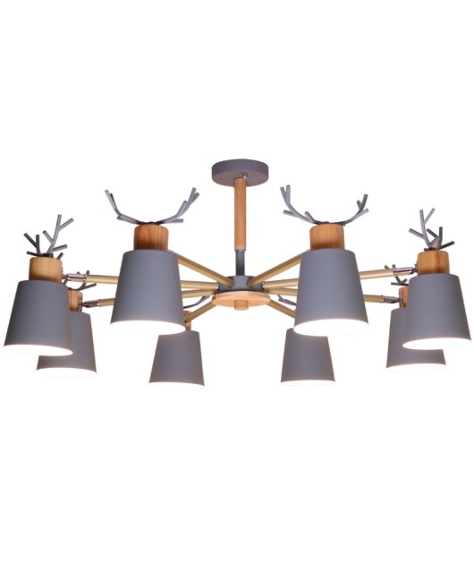 Nordic Creative Antlers Living Room Chandelier Personalized Bedroom Home Study Modern Simple Chandelier Lighting Fixtures