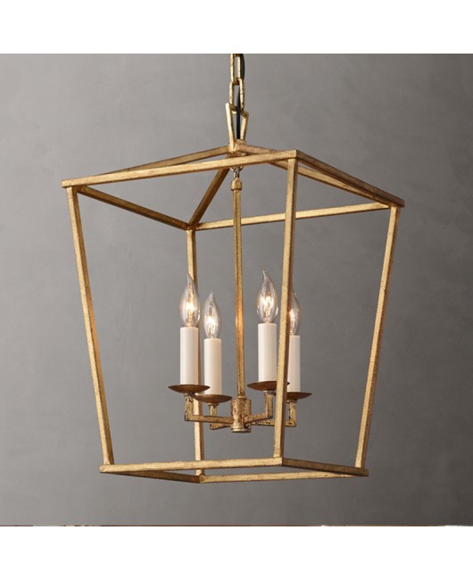 American retro birdcage, multi headed candles, dining room, hallway, clothing store, bedroom, chain hotel, decorative chandelier