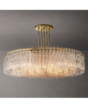 Modern minimalist chandelier, living room, creative and atmospheric designer, dining room, glass sample room, American style light luxury crystal lighting fixtures