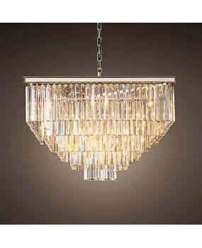 Manufacturer's Living Room Crystal Light European Luxury Gold American Simple and Atmospheric Bedroom Nordic Villa Personalized Pendant Light