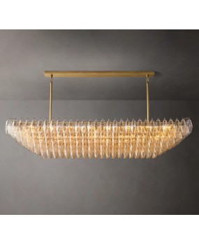 American living room, restaurant, villa, hotel, homestay, village, light luxury, creative simplicity, pendant light, Italian Murano pendant light