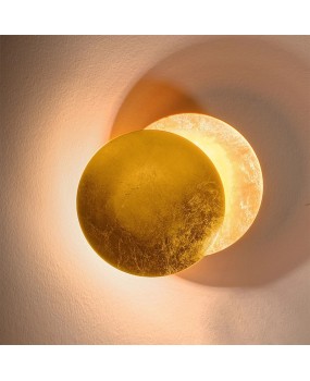 Lighting wholesale, Italian designer, solar eclipse, lunar eclipse, wall lamp, moon lamp, bedside, bedroom, study, exhibition hall, building, LED