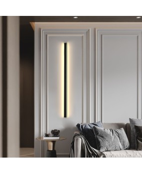 Minimally designed long strip wall lights with illuminated sides for living rooms, bedrooms, headboards, corridors, LED wall lights wholesale, outdoor waterproof