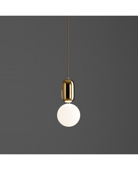 IC lighting wholesale Nordic minimalist bedside pendant light living room dining room bedroom study minimalist glass lighting