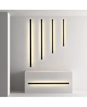 Minimally designed long strip wall lights with illuminated sides for living rooms, bedrooms, headboards, corridors, LED wall lights wholesale, outdoor waterproof