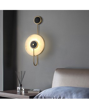 Yumei Lighting Wholesale Postmodern Marble Wall Lamp Bedroom Bedhead Exhibition Hall Model Room Nordic Elegant Wall Lamp