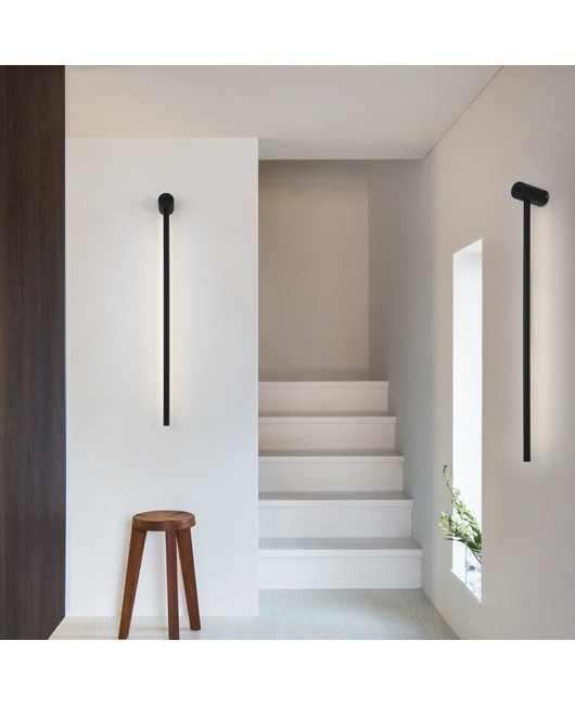 Minimalist strip wall lamp, modern minimalist Nordic living room, bedroom, bedside, hotel corridor, LED lighting fixtures