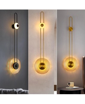 Wholesale of lighting fixtures, hotel light luxury corridor wall lights, creative living room background walls, restaurant sales department corridor model room lights