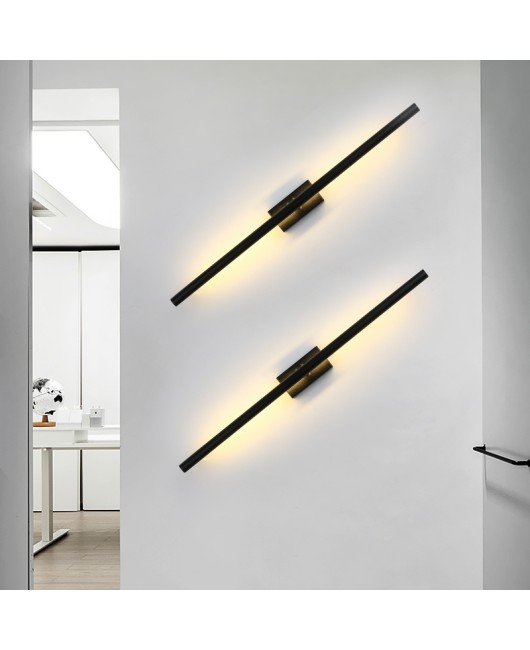 Minimalist long strip wall lamp, modern minimalist Nordic living room background wall, bedroom headboard, hotel corridor, corridor, LED light