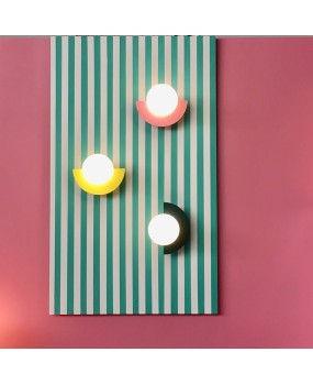 Colorful macaron wall lights, living room bedroom bedside study, TV background wall, front desk LED atmosphere decoration wall lights