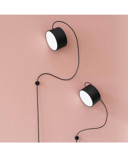 European modern minimalist creative living room wall lamp art bedside LED bedroom sofa side model room magnetic wall lamp