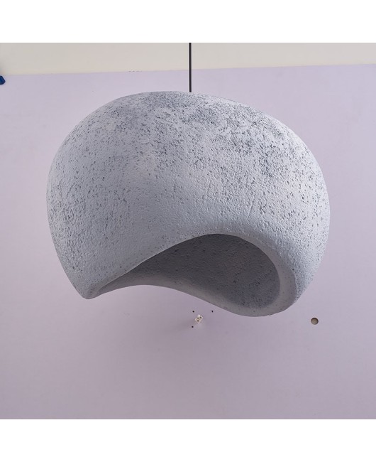 Nordic Japanese Wabi Sabi style pendant lamp restaurant bedside study tea room pebble Zen industrial style designer stone lamp