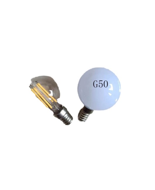 E14 LED bulb G50 bulb glass milky white 5W warm light 3000k white light 6000k