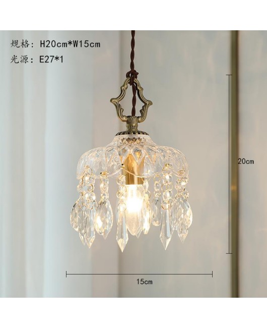 Light luxury pendant light fixtures, creative and personalized crystal lights, living room, dining room, bedroom lights