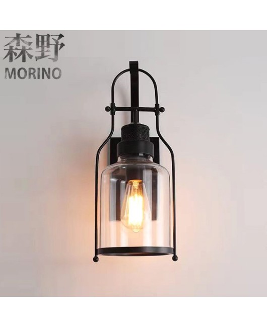 Senye Lighting American style rural wrought iron wall lamp, living room, dining room, bedroom, villa, homestay, coffee shop, clubhouse, wrought iron wall