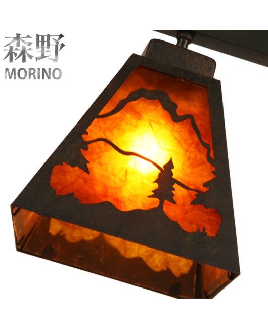 Morino Lighting American Country Chandelier Restaurant Bar Balcony Coffee Shop Villa Homestay Creative Iron Chandelier