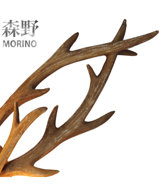 Morino Lighting American Wall Lamp Rural Retro Antlers Living Room Dining Room Bedroom Homestay Villa Antlers Wall Lamp