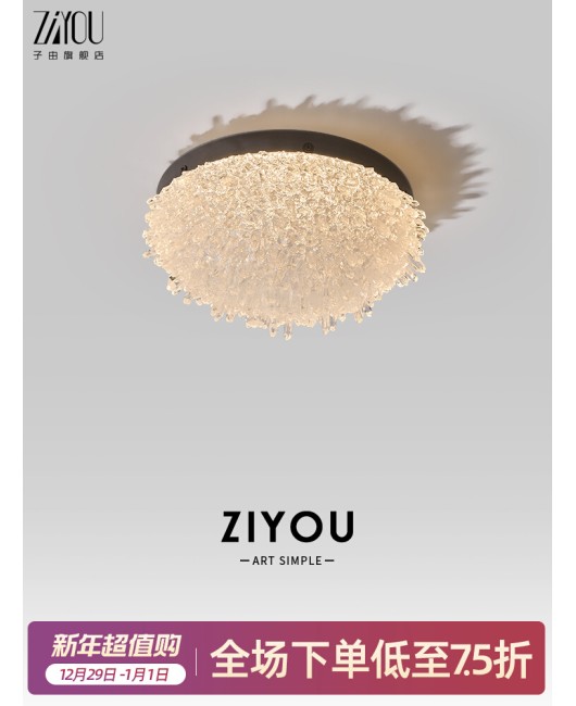 Ziyou all copper corridor light corridor light modern luxury high-end designer new round entrance foyer desk lamp