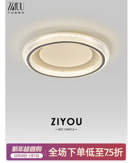 Ziyou Italian style light luxury bedroom ceiling light 2025 new creative high-end eye protection full spectrum master bedroom lighting fixture