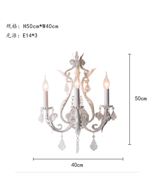 Senye Lighting French Chandelier Living Room Dining Room Bedroom Villa Homestay Creative Iron Chandelier