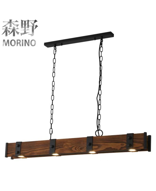 Morino Lighting American Country Wooden Lamp Living Room Dining Room Bedroom Villa Homestay Coffee Shop Clubhouse Wooden Pendant Light