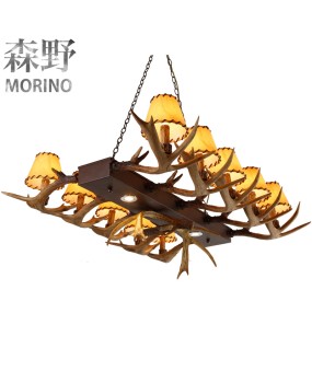 Morino Lighting American Country Living Room Restaurant Villa Coffee Shop Homestay Bar Internet Cafe Clubhouse Antlers Pendant Light