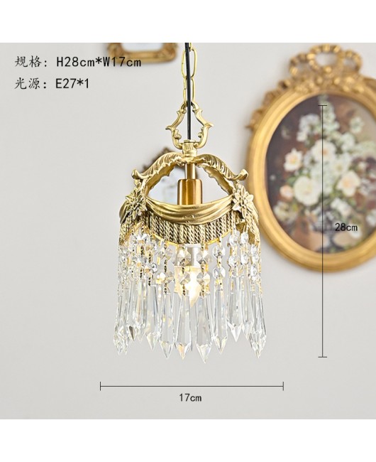 Light luxury pendant light fixtures, creative and personalized crystal lights, living room, dining room, bedroom lights