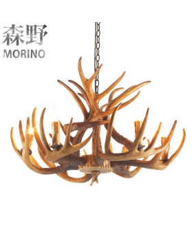 Morino Lighting American Country Antlers Living Room Dining Room Bedroom Villa Homestay Coffee Shop Clubhouse Antlers Pendant Light