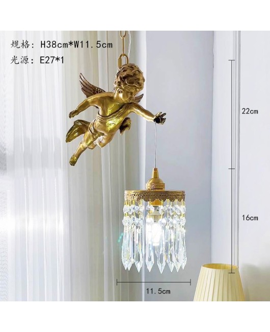 Light luxury pendant light fixtures, creative and personalized crystal lights, living room, dining room, bedroom lights