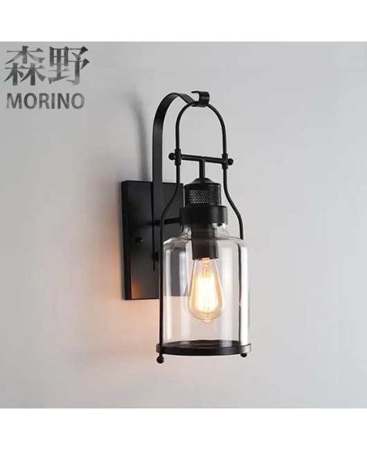 Senye Lighting American style rural wrought iron wall lamp, living room, dining room, bedroom, villa, homestay, coffee shop, clubhouse, wrought iron wall