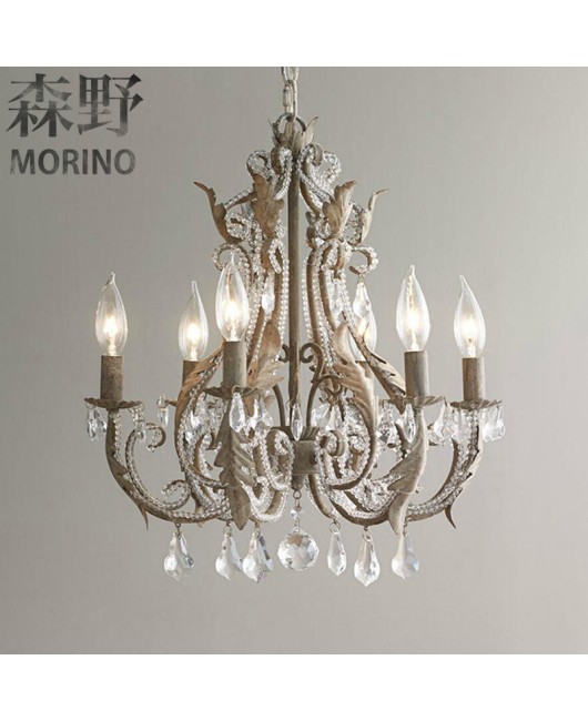 Senye Lighting French Chandelier Living Room Dining Room Bedroom Villa Homestay Creative Iron Chandelier