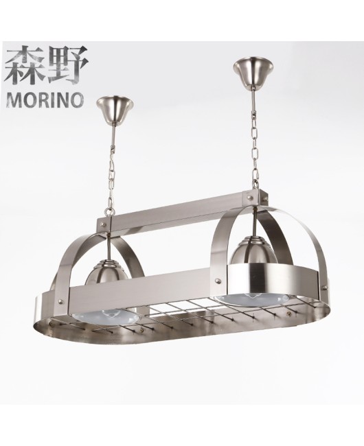 Morino Lighting American style countryside stainless steel chandelier, living room, dining room, bedroom, villa, homestay, coffee shop, clubhouse, no