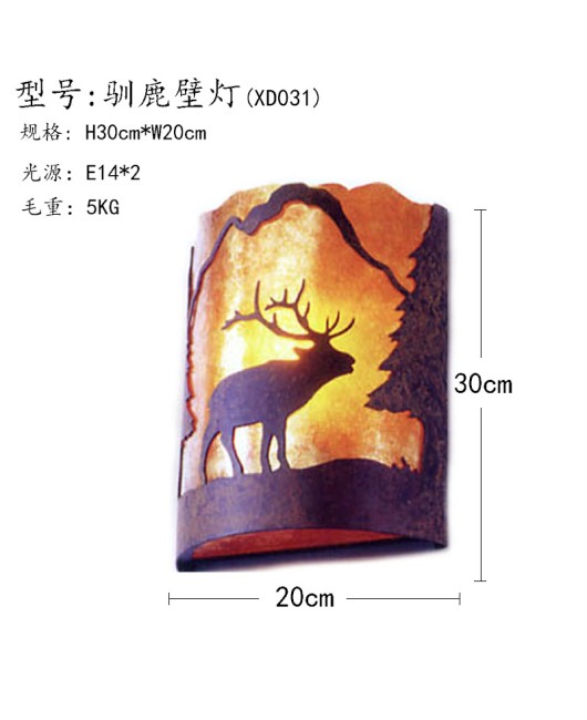 Senye Lighting Special Offer American Rural Antlers Wall Lamp Living Room Bedroom Villa Homestay Corridor Entrance Wall Lamp