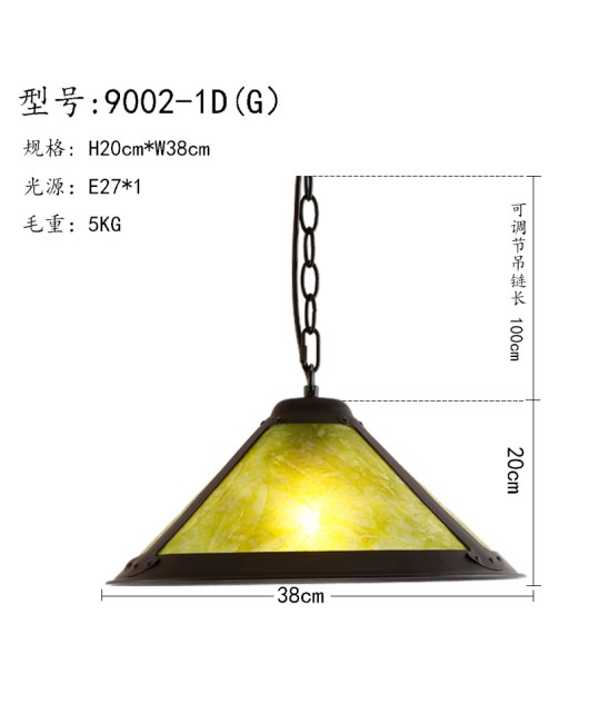 Senye Lighting American style countryside wrought iron small pendant lamp, living room bedroom bedside villa, homestay, creative small hanging lamp