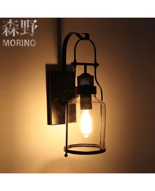 Senye Lighting American style rural wrought iron wall lamp, living room, dining room, bedroom, villa, homestay, coffee shop, clubhouse, wrought iron wall