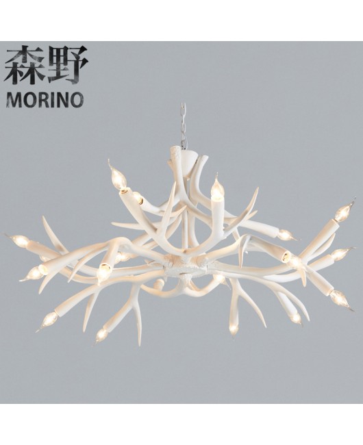 Morino Lighting American Country Wooden Lamp Living Room Dining Room Bedroom Villa Homestay Coffee Shop Clubhouse Wooden Pendant Light