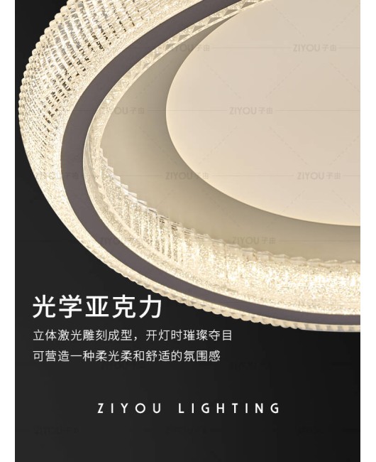 Ziyou Italian style light luxury bedroom ceiling light 2025 new creative high-end eye protection full spectrum master bedroom lighting fixture