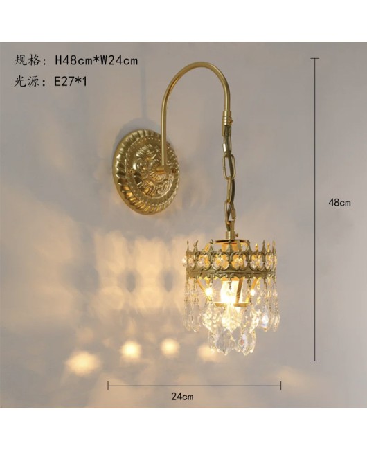 Light luxury pendant light fixtures, creative and personalized crystal lights, living room, dining room, bedroom lights