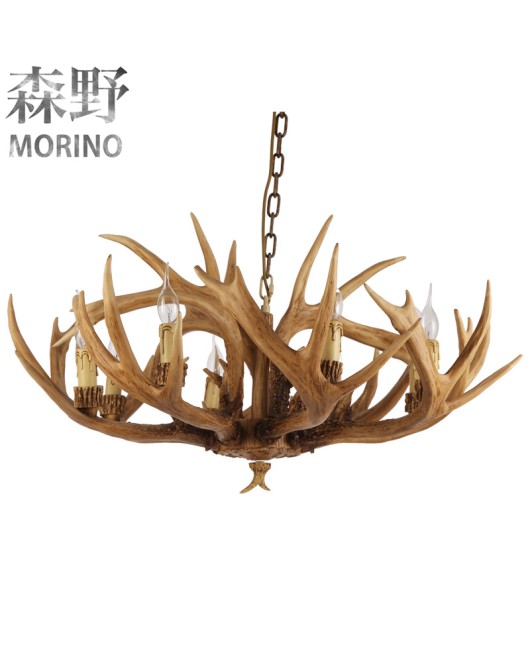 Morino Lighting American Country Living Room Restaurant Villa Coffee Shop Homestay Bar Internet Cafe Clubhouse Antlers Pendant Light