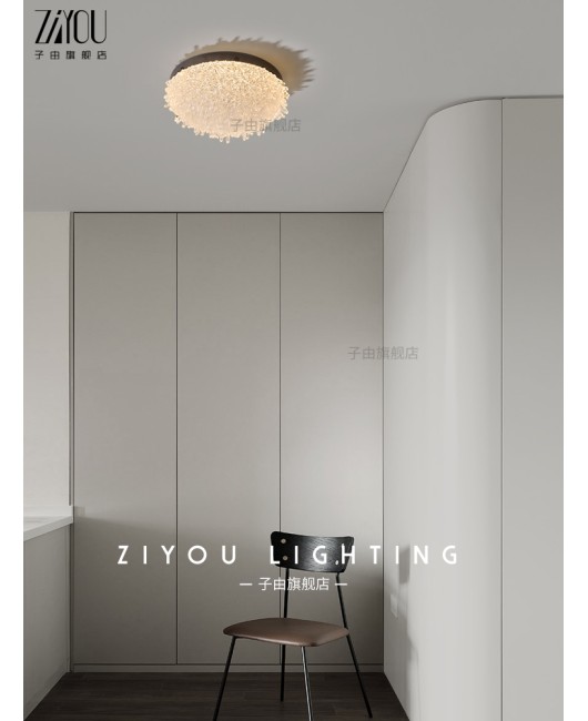 Ziyou all copper corridor light corridor light modern luxury high-end designer new round entrance foyer desk lamp