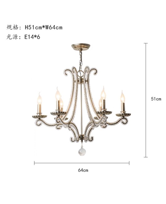 Light luxury pendant light fixtures, creative and personalized crystal lights, living room, dining room, bedroom lights