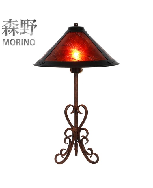 Senye Lighting American style rural wrought iron desk lamp Living room Bedroom Bedhead Villa Homestay Creative desk lamp