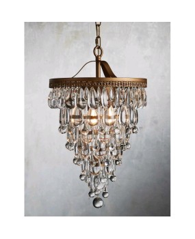 American retro crystal chandelier, grand and high-end creative designer, French internet celebrity, living room, dining room, shop, bedroom