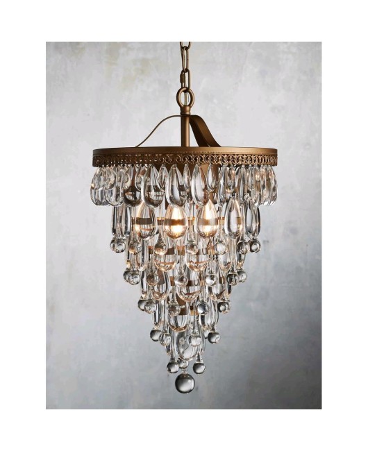 American retro crystal chandelier, grand and high-end creative designer, French internet celebrity, living room, dining room, shop, bedroom