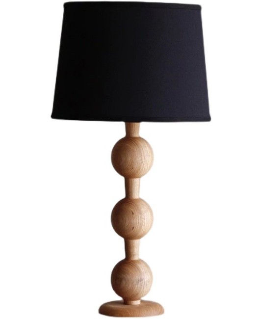 American retro wooden gourd table lamp villa homestay hotel model room clothing store designer bedroom study