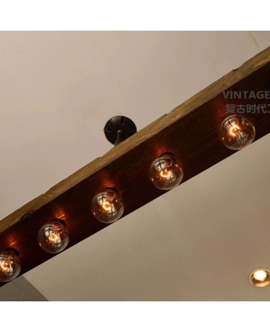 American countryside creative minimalist wooden lighting bar restaurant coffee shop western restaurant cross-border export lighting