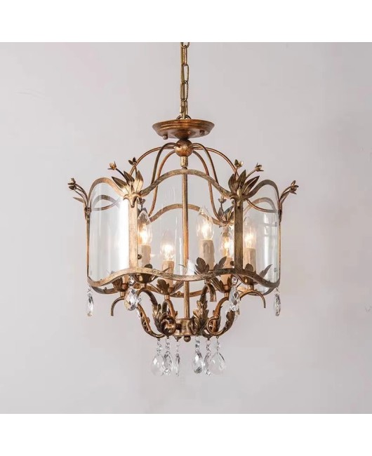 American restaurant pendant lights, vintage vintage dining table lights, French creative shops, commercial crystal lights, candles, bedroom lighting fixtures